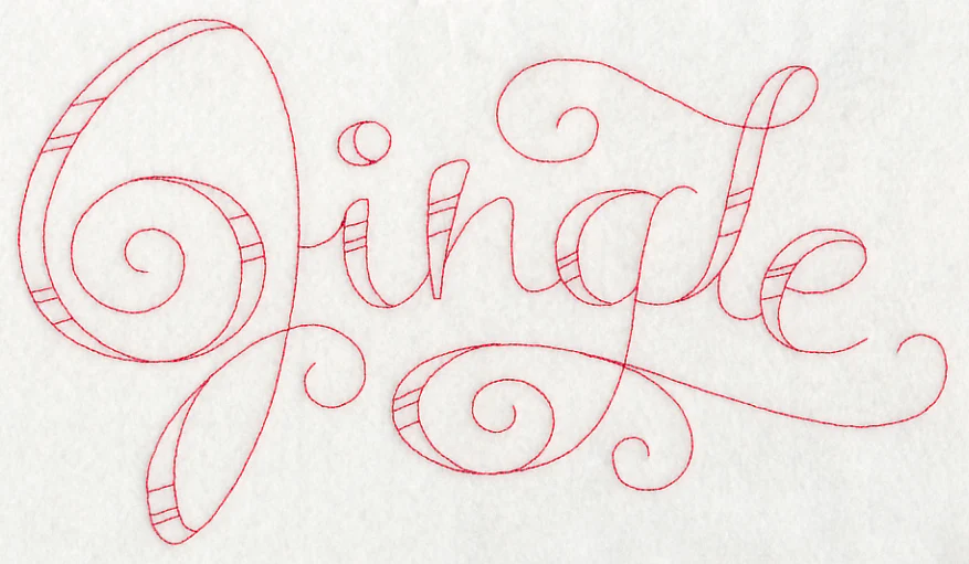 Jingle (Redwork) - Image 6