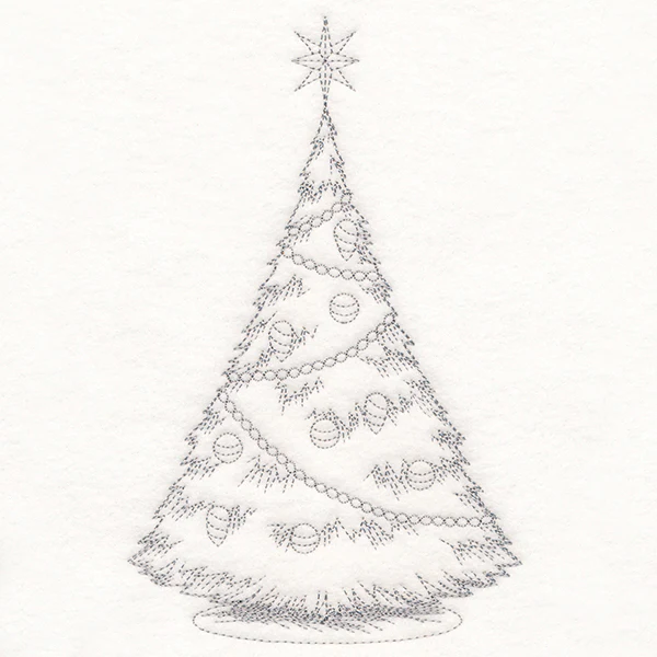 Jolly Christmas Tree Etching - Image 5