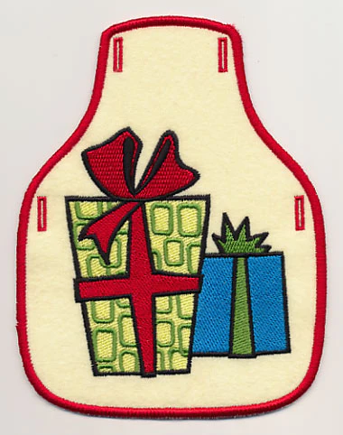 Jolly Gifts Bottle Apron (In-the-Hoop)