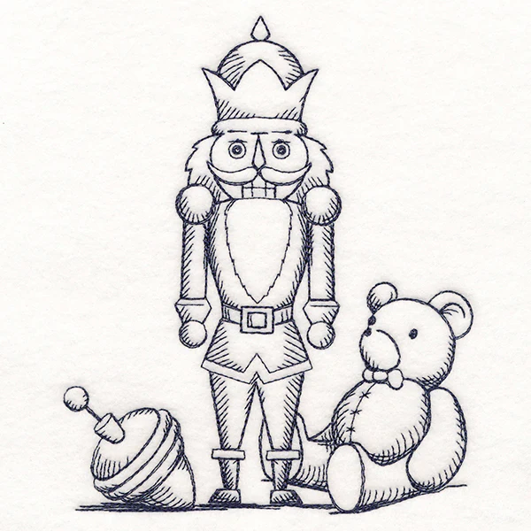 Jolly Nutcracker Etching - Image 2