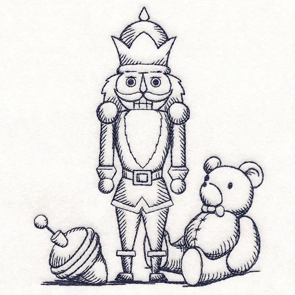 Jolly Nutcracker Etching - Image 3