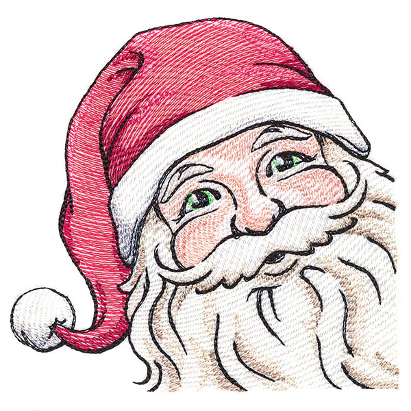 Jolly Peeking Santa Claus - Image 7
