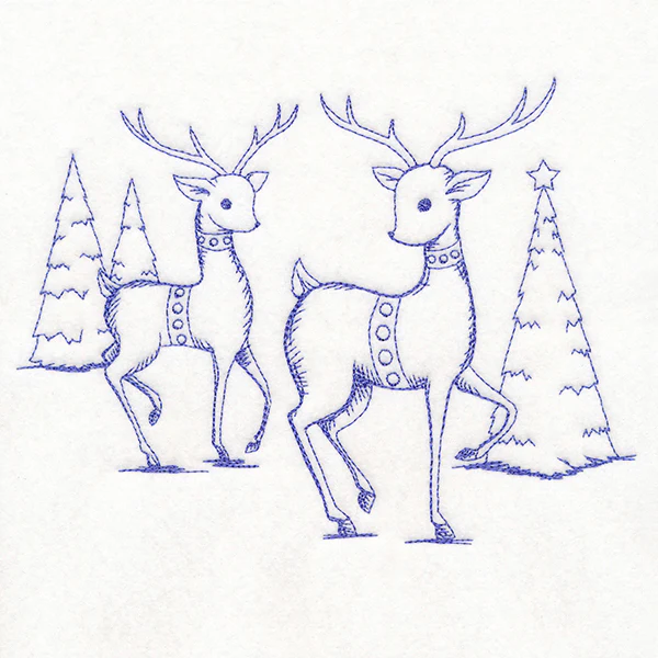 Jolly Reindeer Etching - Image 5