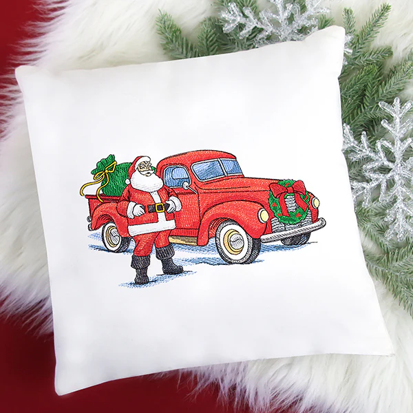 Jolly Santa Retro Truck - Image 10