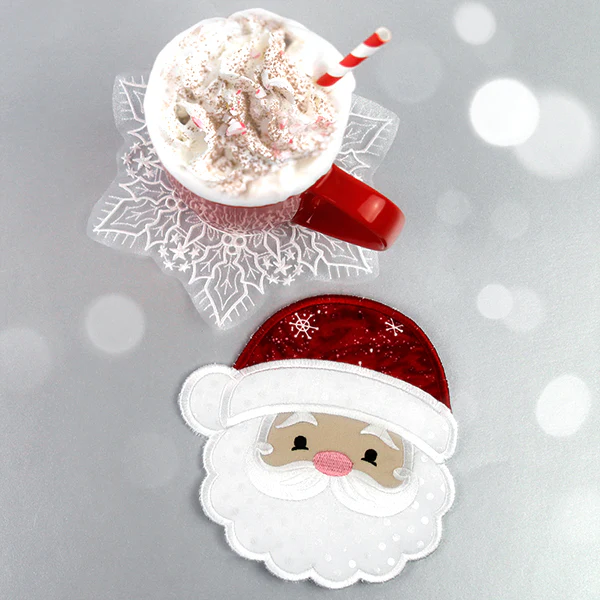 Jolly Santa Trivet (In-the-Hoop) - Image 3