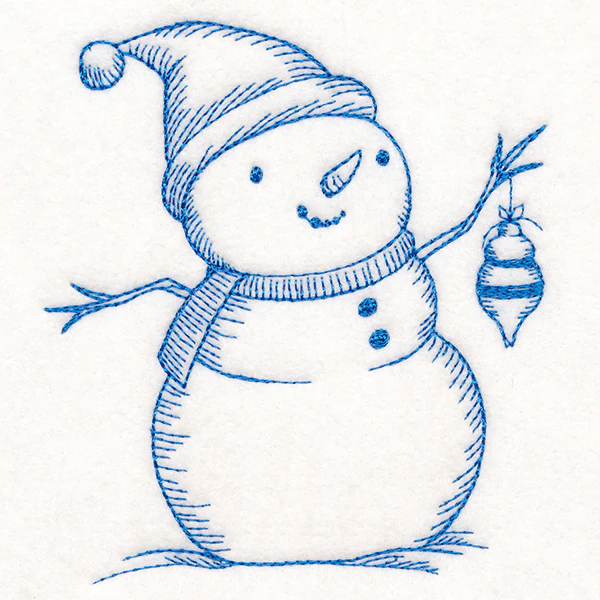 Jolly Snowman Etching - Image 4