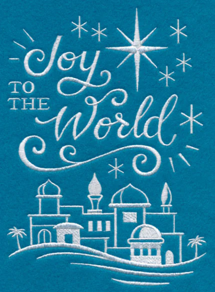 Joy to the World (Whitework) - Image 2