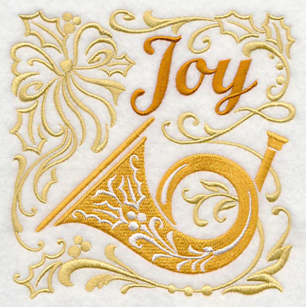 Joy with Christmas Horn - Image 3