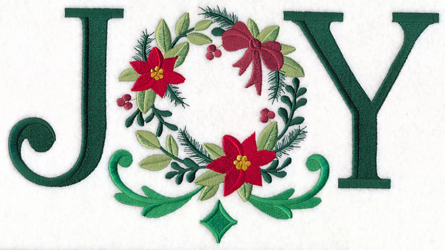 Joy Wreath Word