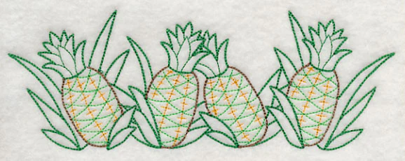 Juicy Pineapple Border (Vintage) - Image 3