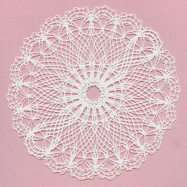 Kaleidoscope Dreams Doily (Battenburg Lace) - Image 2