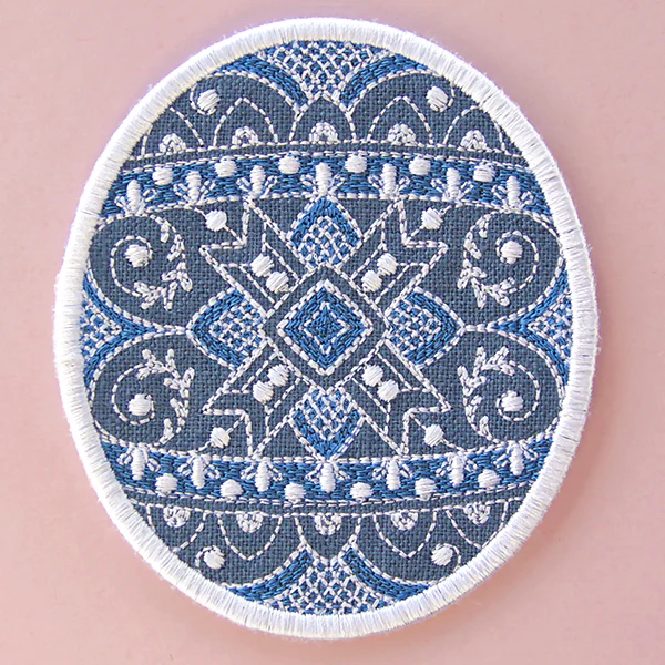 Kaleidoscope Easter Egg Coaster 3 (In-the-Hoop) - Image 5
