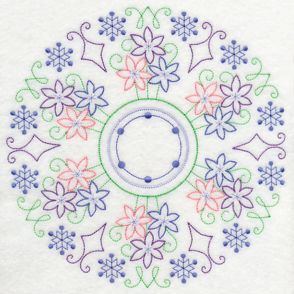 Kaleidoscope of Crocuses (Vintage)