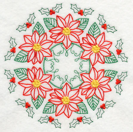 Kaleidoscope of Poinsettias (Vintage) - Image 3