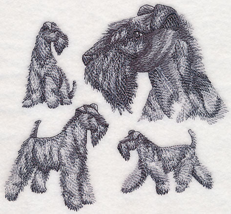 Kerry Blue Terrier Sketch - Image 2