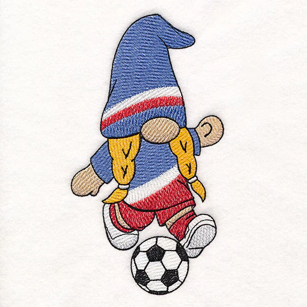 Kick-Off Soccer Gnome - Girl - Image 5