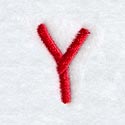 Kids Upper Case Letter Y - 3 Inch - Image 3