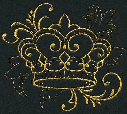 King's Crown Filigree (Goldwork) - Image 3