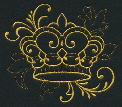 King's Crown Filigree (Goldwork) - Image 4