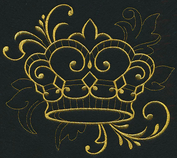 King's Crown Filigree (Goldwork) - Image 6