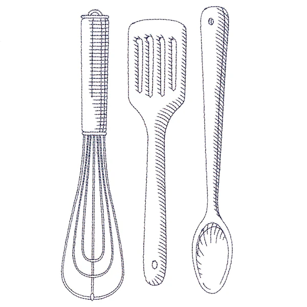 Kitchen Etchings - Cooking Utensils - Image 5