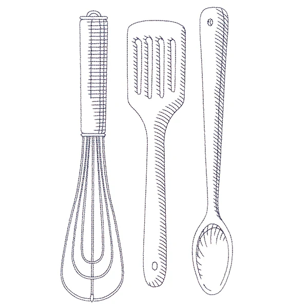 Kitchen Etchings - Cooking Utensils - Image 9