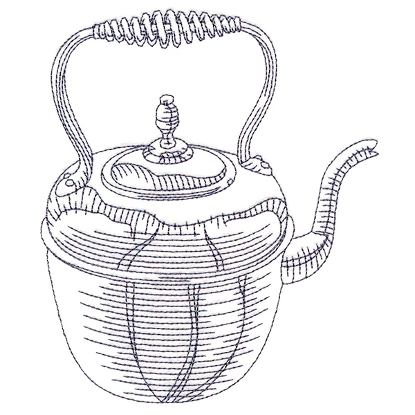 Kitchen Etchings - Tea Kettle - Image 4