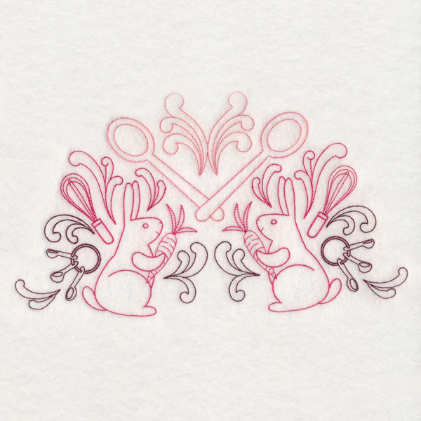 Kitchen Helper Bunnies (Vintage) - Image 6