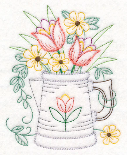 Kitchen Jug in Bloom (Vintage) - Image 3