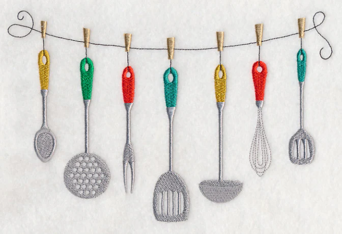 Kitchen Tools Clothesline - Image 2