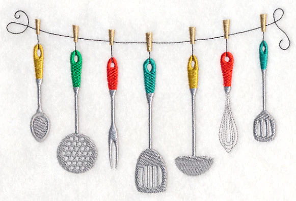 Kitchen Tools Clothesline - Image 3