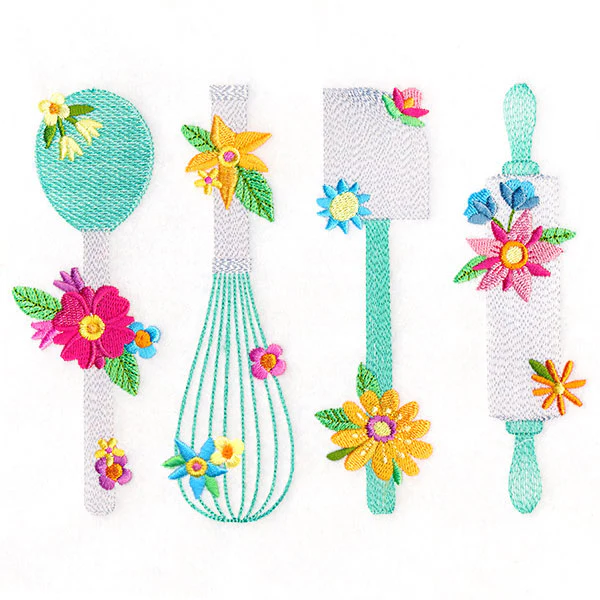Kitchen Utensils in Bloom - Image 3