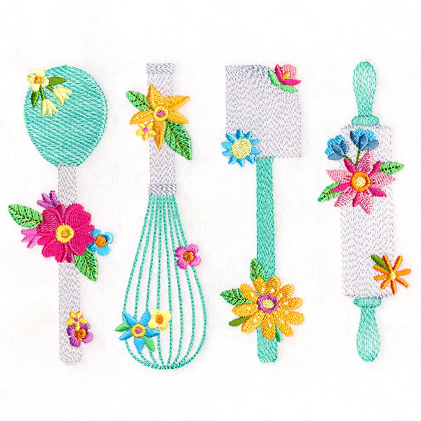 Kitchen Utensils in Bloom - Image 5