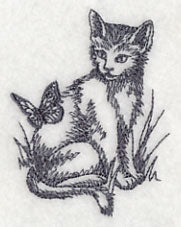 Kitten and Butterfly - Image 2