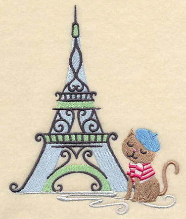 Kitty Visits Eiffel Tower - Image 2
