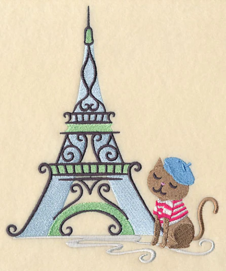 Kitty Visits Eiffel Tower - Image 4