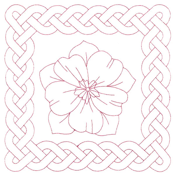 Knotwork and Blooms - Cosmos (Double Run)