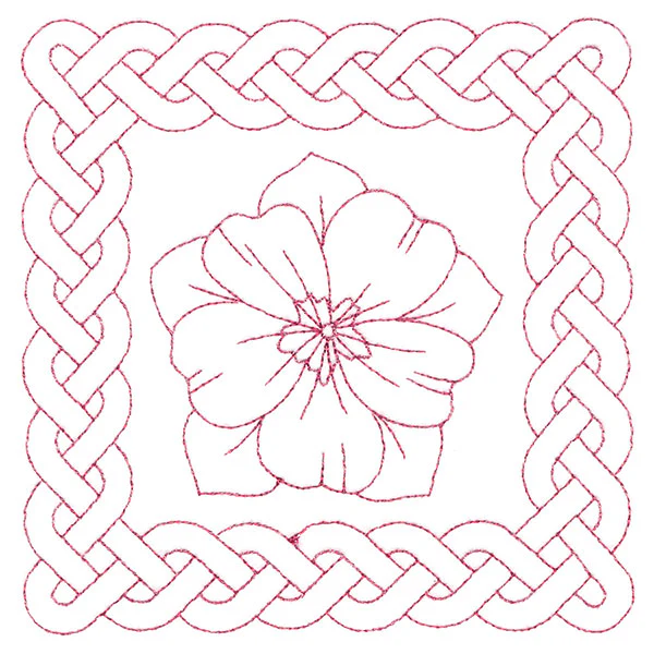Knotwork and Blooms - Cosmos (Double Run) - Image 4