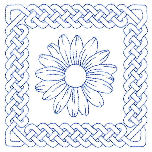 Knotwork and Blooms - Daisy (Double Run) - Image 5