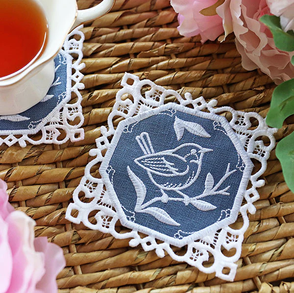 Lace Edge Coaster Design Pack (In-the-Hoop) - Image 14