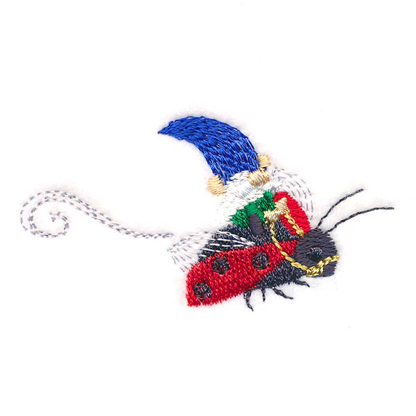 Ladybug Riding Gnome - Image 2