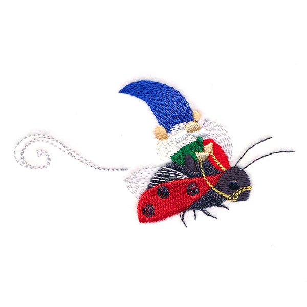 Ladybug Riding Gnome - Image 3