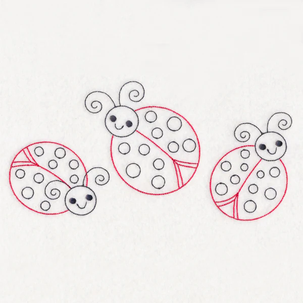 Ladybugs Trio (Vintage) - Image 2