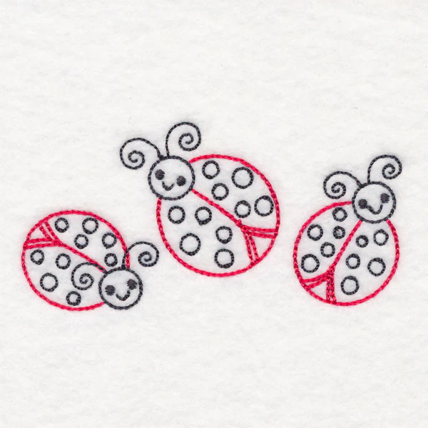 Ladybugs Trio (Vintage) - Image 5