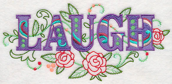 Laugh with Vintage Flower Fade - Image 2