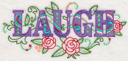 Laugh with Vintage Flower Fade - Image 3
