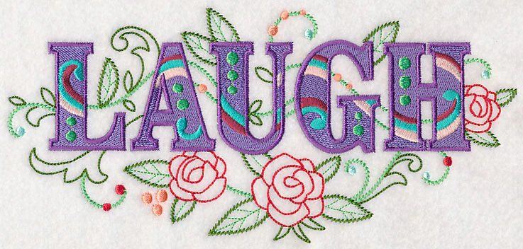 Laugh with Vintage Flower Fade - Image 5