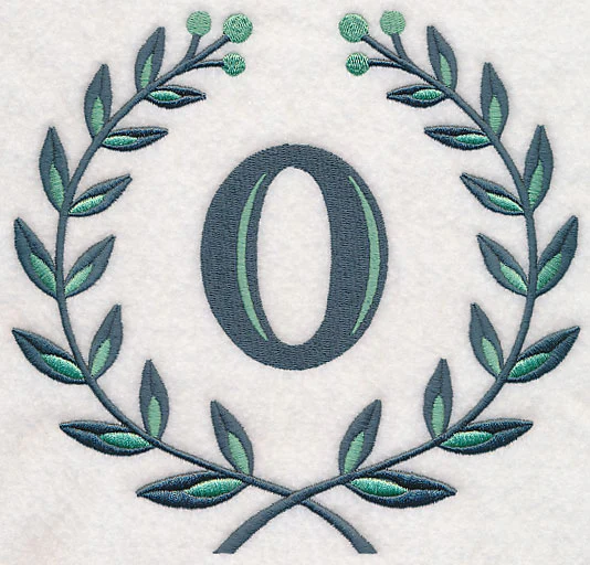 Laurel Letter O - 7 Inch