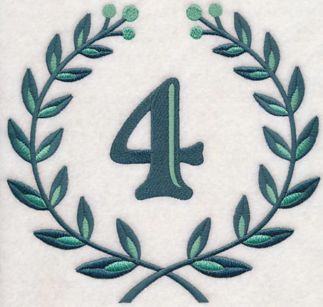 Laurel Number 4 - 7 Inch - Image 2