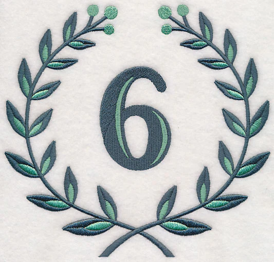 Laurel Number 6 - 7 Inch - Image 5